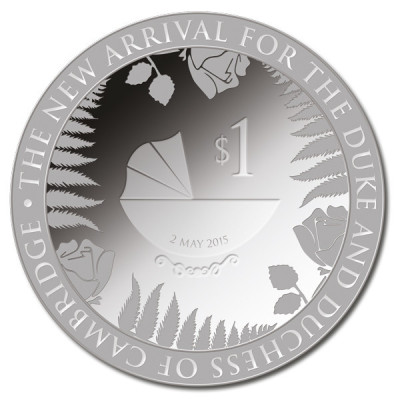 Royal Baby 2015  – 1 oz – silvermynt i proof-kvalitet för...