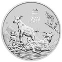Lunar Goat (2027) – 1 uns – silverinvesteringsmynt
