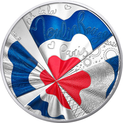 Moulin Rouge – (2026) – silverfärgad samlarmynt