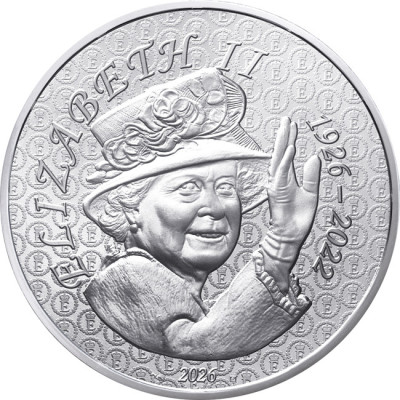 Drottning Elizabeth II (2026) – silvermynt för samlare