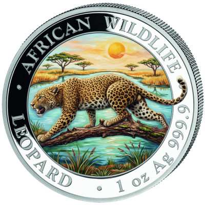 Leopard (2026) – 1 oz – silvermynt för samlare