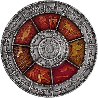 Hebreisk kalender (2022) – 2 oz – samlarmynt i silver