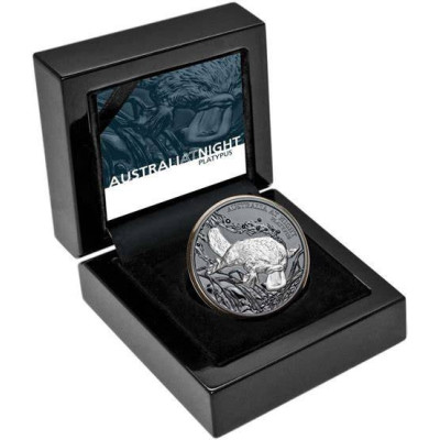 Wombat (2021) – 1 oz – silvermynt i svart proof-utförande för samlare