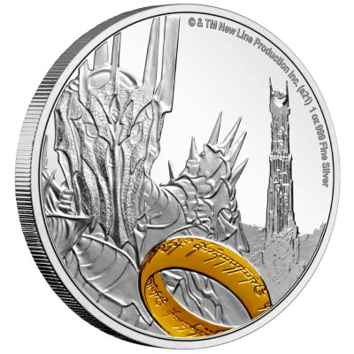 Sagan om ringen – (serien 2021) – 7 oz – samlarmynt i silver